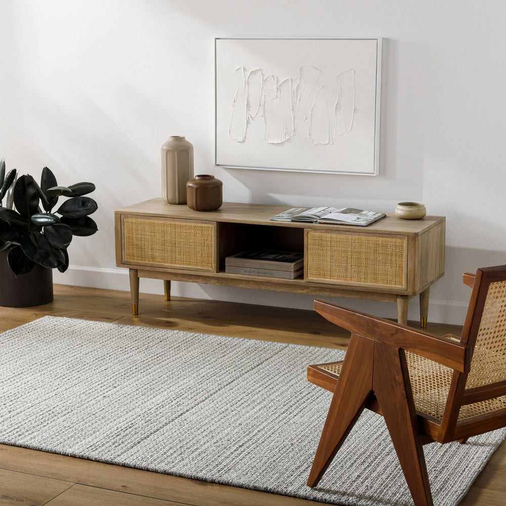 Surya Rio De Janeiro RJO-2301 Pale Slate Area Rug Room Scene Feature