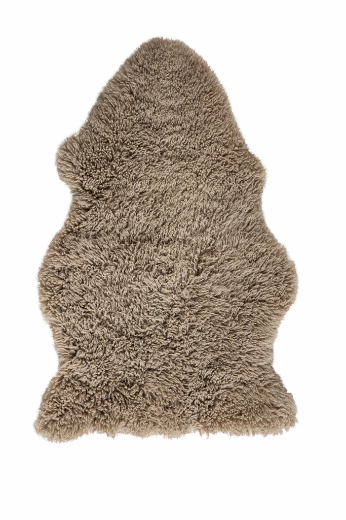 Auskin Long Wool Curly Sheepskin Premium Bamboo Area Rug main image
