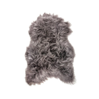 Auskin Arctic Icelandic Sheepskin Dyed Silver Area Rug main image