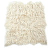 Auskin Arctic Icelandic Sheepskin Natural White Area Rug main image