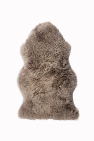 Auskin Long Wool Sheepskin Premium Bark Area Rug Main Image