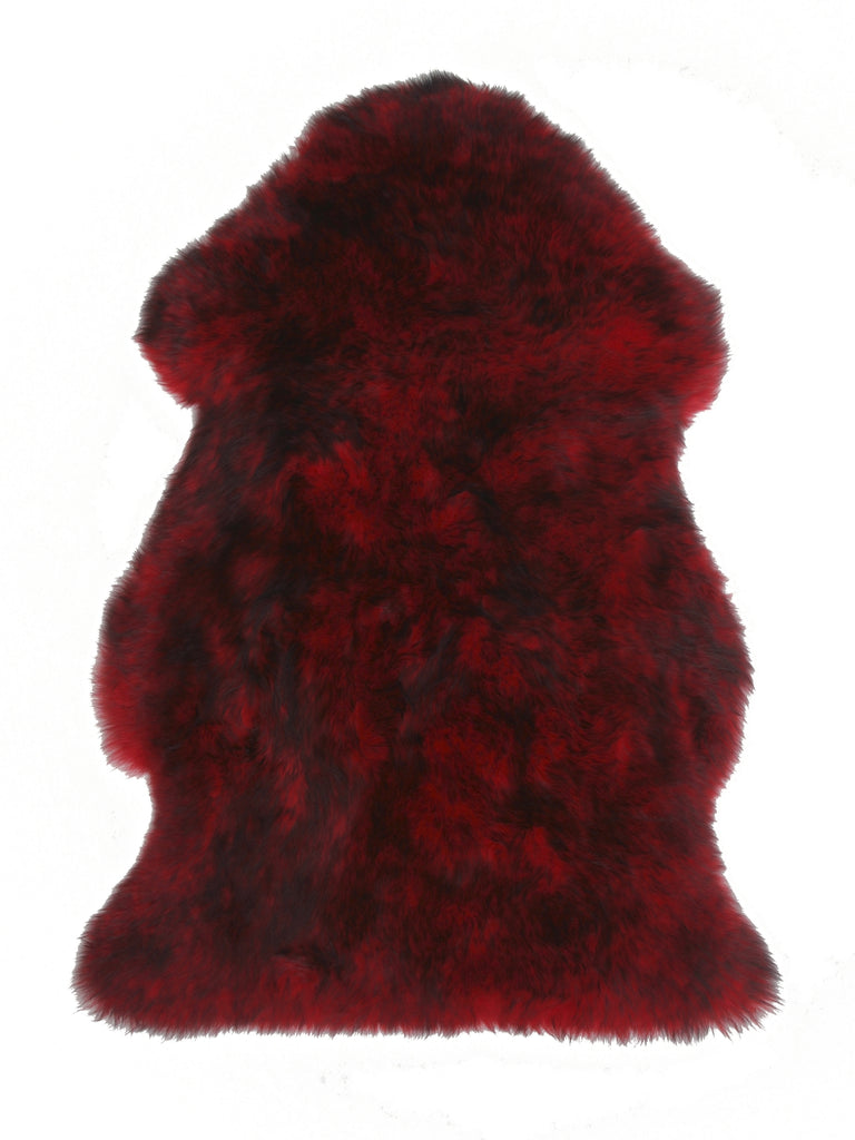Auskin Long Wool Sheepskin Premium Chili Area Rug main image