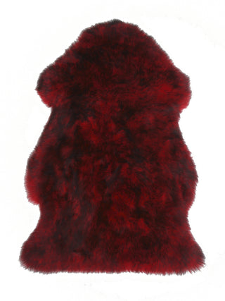 Auskin Long Wool Sheepskin Premium Chili Area Rug main image