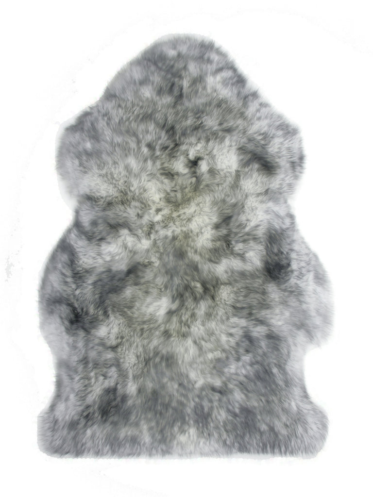 Auskin Long Wool Sheepskin Premium Grey Mist Area Rug main image