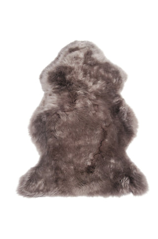 Auskin Long Wool Sheepskin Premium Bark Area Rug Main Image