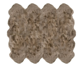 Auskin Long Wool Sheepskin Premium Grey Mist Area Rug Main Image