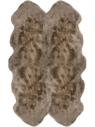 Auskin Long Wool Sheepskin Premium Dark Navy Area Rug Main Image