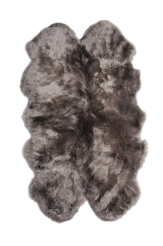 Auskin Long Wool Sheepskin Premium Dark Navy Area Rug Main Image