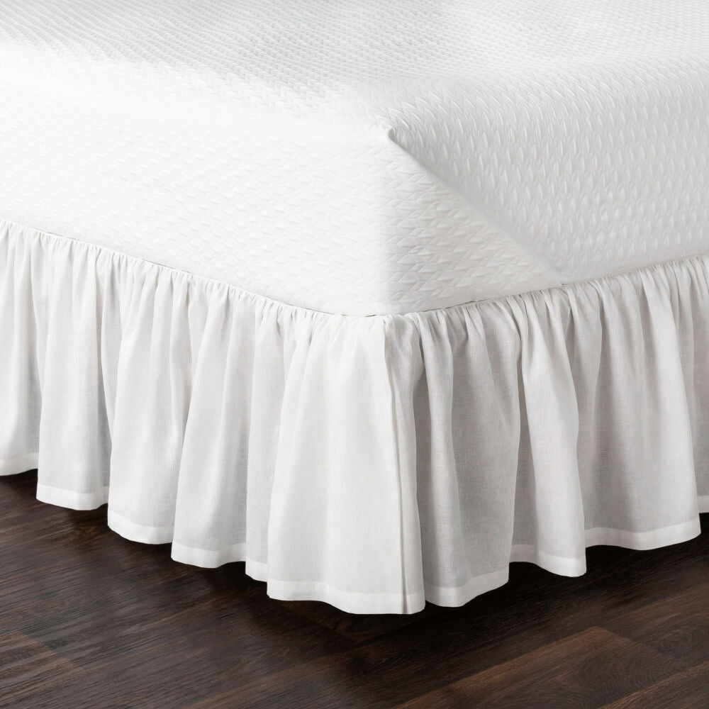Surya Peyton Ruffle RLSKT-1002 White Bedding main image