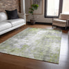 Dalyn Ravenna RN1 Aloe Machine Washable Area Rug Lifestyle Image Feature