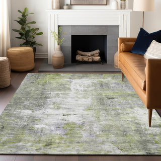 Dalyn Ravenna RN1 Aloe Machine Washable Area Rug Lifestyle Image Feature