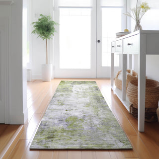 Dalyn Ravenna RN1 Aloe Machine Washable Area Rug Runner Lifestyle Image Feature