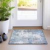 Dalyn Ravenna RN1 Blue Machine Washable Area Rug Scatter Lifestyle Image Feature