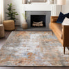 Dalyn Ravenna RN1 Copper Machine Washable Area Rug Lifestyle Image Feature