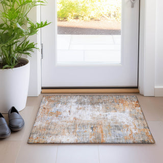 Dalyn Ravenna RN1 Copper Machine Washable Area Rug Scatter Lifestyle Image Feature