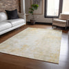Dalyn Ravenna RN1 Linen Machine Washable Area Rug Lifestyle Image Feature