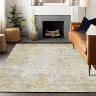 Dalyn Ravenna RN1 Linen Machine Washable Area Rug Lifestyle Image Feature