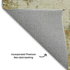Dalyn Ravenna RN1 Olive Machine Washable Area Rug Backing Image