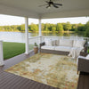 Dalyn Ravenna RN1 Olive Machine Washable Area Rug Outdoor Lifestyle Image Feature