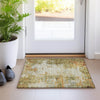 Dalyn Ravenna RN1 Olive Machine Washable Area Rug Scatter Lifestyle Image Feature