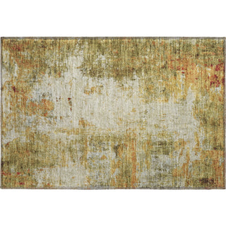 Dalyn Ravenna RN1 Olive Machine Washable Area Rug Scatter Main Image