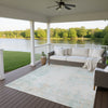 Dalyn Ravenna RN1 Seafoam Machine Washable Area Rug Outdoor Lifestyle Image Feature
