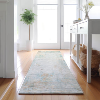 Dalyn Ravenna RN1 Seafoam Machine Washable Area Rug Runner Lifestyle Image Feature