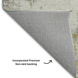 Dalyn Ravenna RN1 Taupe Machine Washable Area Rug Backing Image
