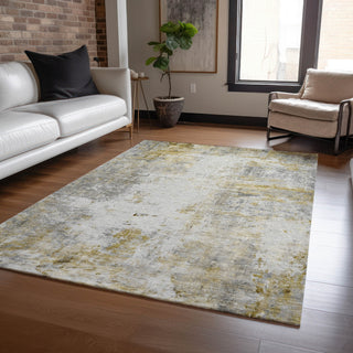 Dalyn Ravenna RN1 Taupe Machine Washable Area Rug Lifestyle Image Feature