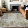 Dalyn Ravenna RN1 Taupe Machine Washable Area Rug Lifestyle Image Feature