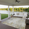 Dalyn Ravenna RN1 Taupe Machine Washable Area Rug Outdoor Lifestyle Image Feature