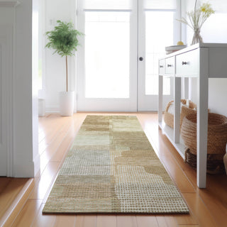 Dalyn Ravenna RN10 Beige Machine Washable Area Rug Runner Lifestyle Image Feature