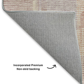 Dalyn Ravenna RN10 Blush Machine Washable Area Rug Backing Image