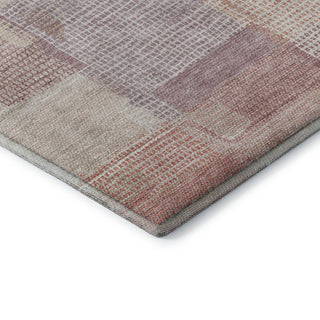 Dalyn Ravenna RN10 Blush Machine Washable Area Rug Corner Image