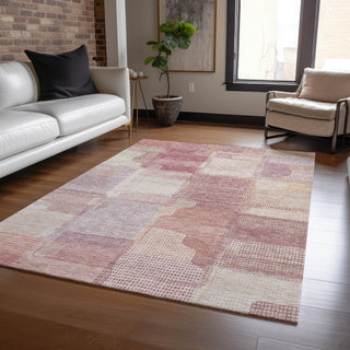 Dalyn Ravenna RN10 Blush Machine Washable Area Rug Lifestyle Image Feature