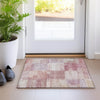 Dalyn Ravenna RN10 Blush Machine Washable Area Rug Scatter Lifestyle Image Feature