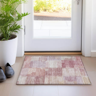 Dalyn Ravenna RN10 Blush Machine Washable Area Rug Scatter Lifestyle Image Feature