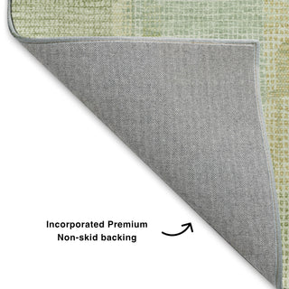Dalyn Ravenna RN10 Green Machine Washable Area Rug Backing Image
