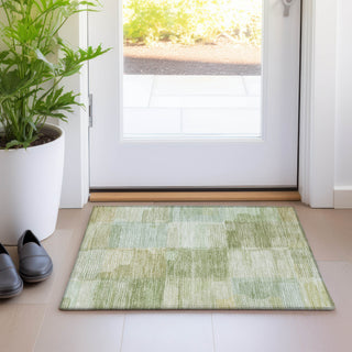 Dalyn Ravenna RN10 Green Machine Washable Area Rug Scatter Lifestyle Image Feature