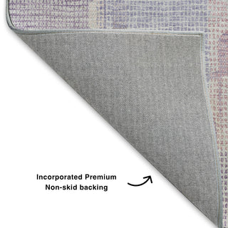 Dalyn Ravenna RN10 Lavender Machine Washable Area Rug Backing Image