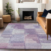 Dalyn Ravenna RN10 Lavender Machine Washable Area Rug Lifestyle Image Feature