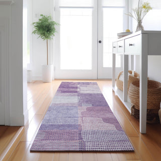 Dalyn Ravenna RN10 Lavender Machine Washable Area Rug Runner Lifestyle Image Feature