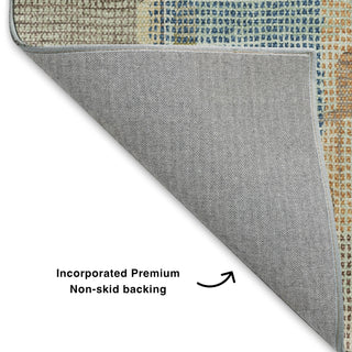 Dalyn Ravenna RN10 Putty Machine Washable Area Rug Backing Image