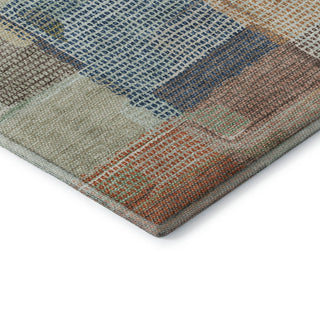 Dalyn Ravenna RN10 Putty Machine Washable Area Rug Corner Image