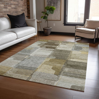 Dalyn Ravenna RN10 Taupe Machine Washable Area Rug Lifestyle Image Feature
