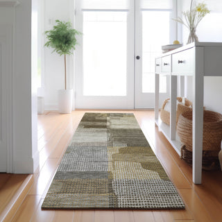 Dalyn Ravenna RN10 Taupe Machine Washable Area Rug Runner Lifestyle Image Feature