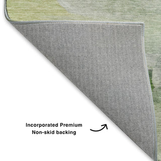 Dalyn Ravenna RN11 Aloe Machine Washable Area Rug Backing Image