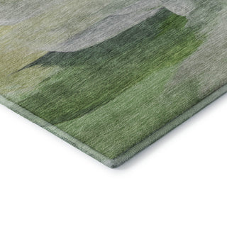 Dalyn Ravenna RN11 Aloe Machine Washable Area Rug Corner Image