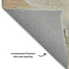 Dalyn Ravenna RN11 Taupe Machine Washable Area Rug Backing Image