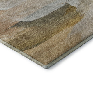 Dalyn Ravenna RN11 Taupe Machine Washable Area Rug Corner Image